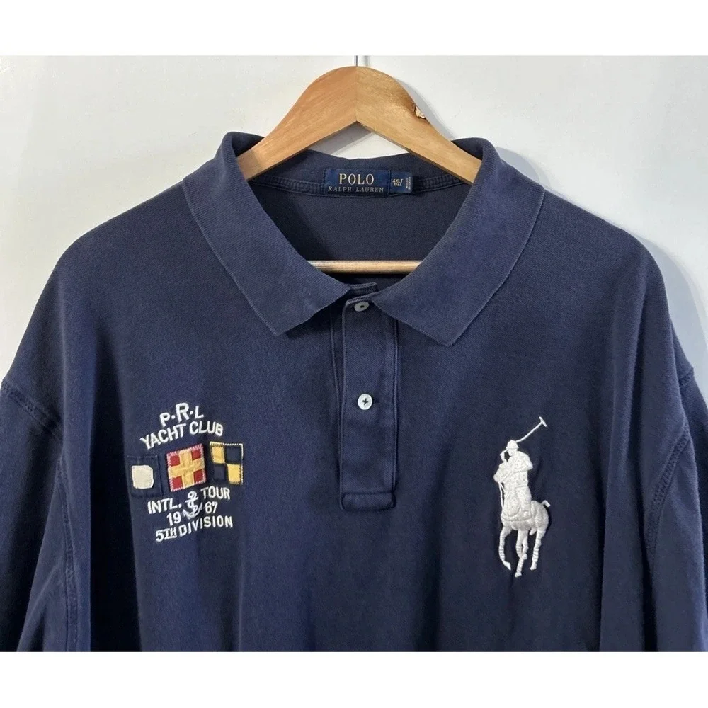 Mens Polo Ralph Lauren Big & Tall Yacht Club Intl. Tour 1967 5th Division 4XLT